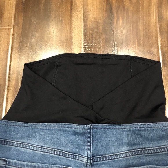 Isabel & Ingrid Denim Maternity Jeggings Sz 2 - Picture 6 of 11